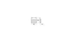 TRW Bremsbelag MCB 55 mit Zulassung