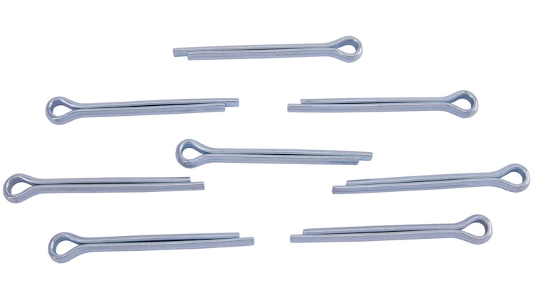 Dresselhaus Splint 5, 0 x 50 mm, Abgabe nur in Packung zu 8 Stück, Preis per Packung, Splint Stahl