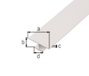 Vorschaubild Alberts® H-Profil, Kunststoff, Länge 2,6m, versch. Größen