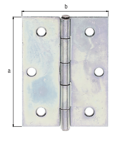 Alberts® Scharnier  80x58 mm