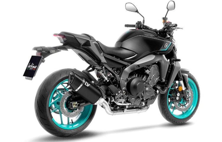 LEOVINCE Schalldämpfer Komplettanlage mit Katalysator SBK LV-14 R Black Edition für Yamaha MT09 und XSR