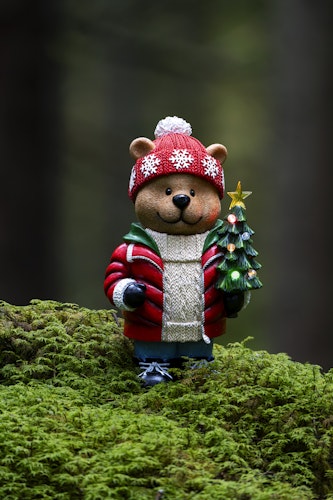 Konstsmide Weihnachtsbeleuchtung LED Teddybär klein batteriebetrieben