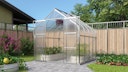 Vorschaubild Vitavia Gewächshaus Dione/Diana 6700 inkl. 2 Dachfenster und Stahlfundamentrahmen - 6,7 m²