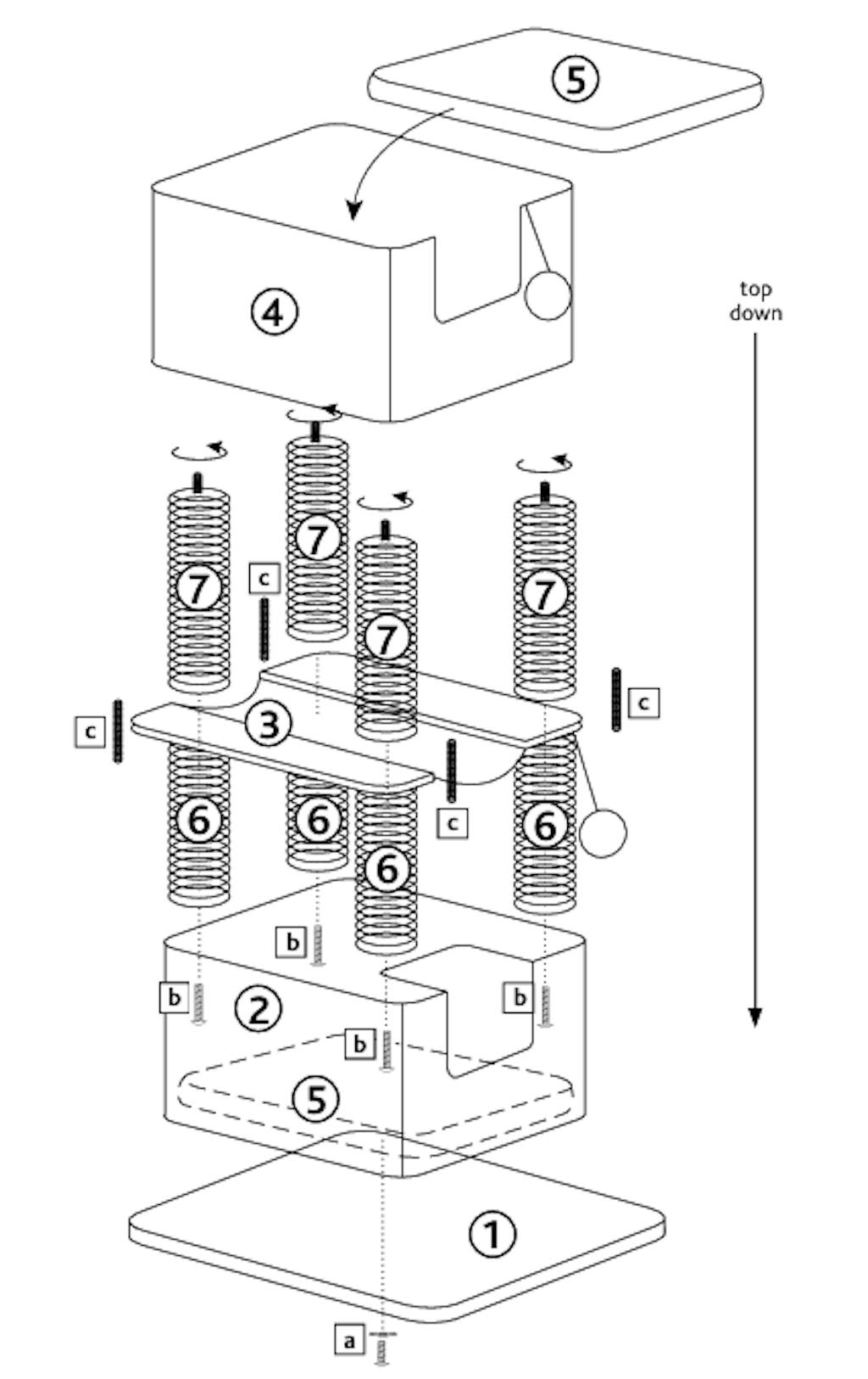 Explosionszeichnung Ersatzteile