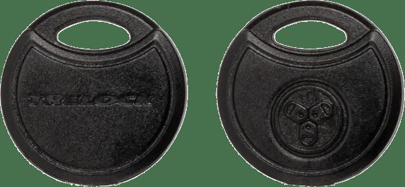 Trelock Rahmenschloss-Set RS 480 XL 100 cm schwarz-rot