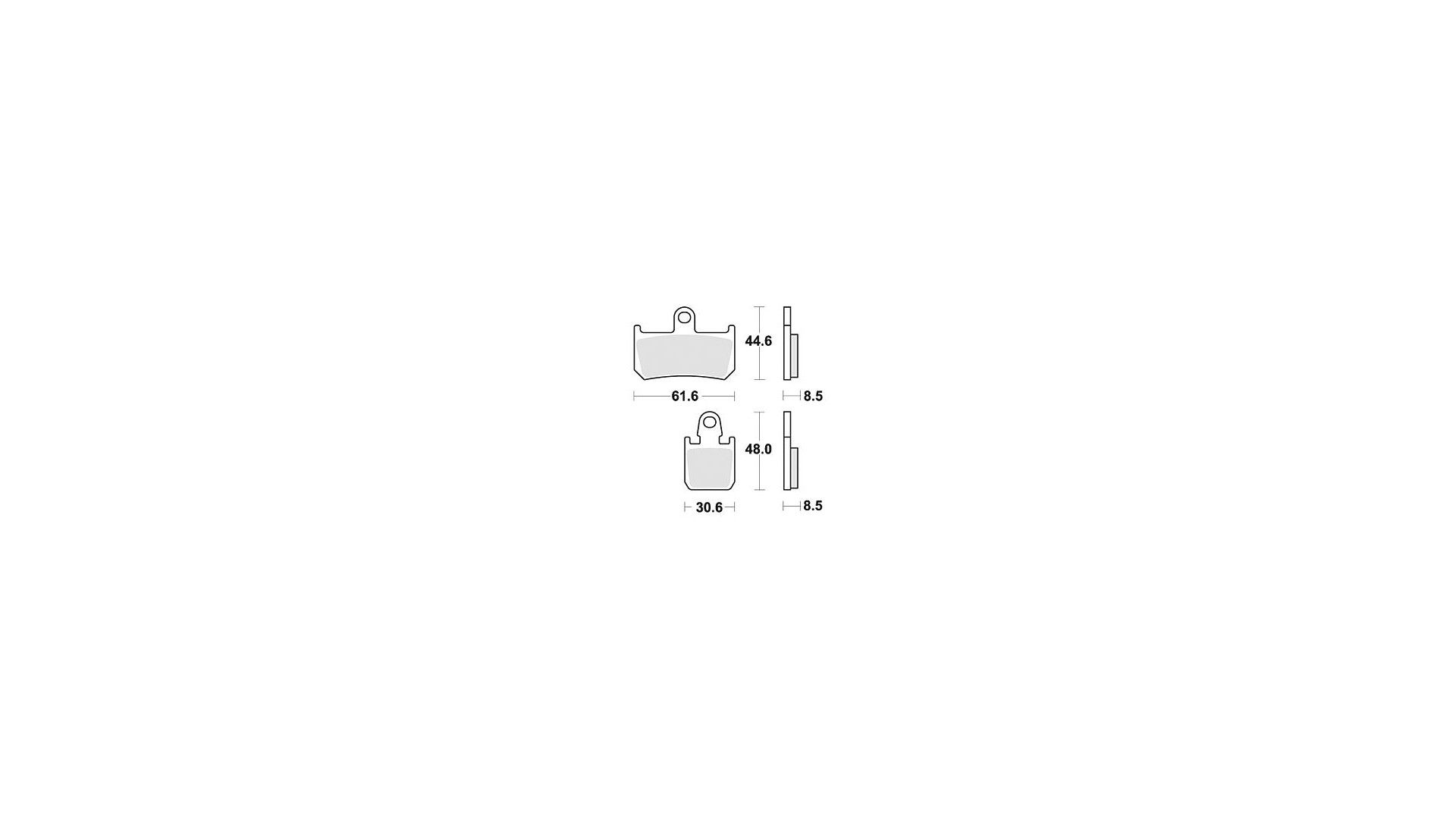 TRW Bremsbelag MCB 795 mit Zulassung