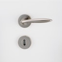 Vorschaubild Griffwerk Türgriff ALINA Schraubrosette- Nickel matt