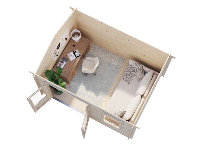 Palmako Gartenhaus Iris 9,6 m² - 28 mm