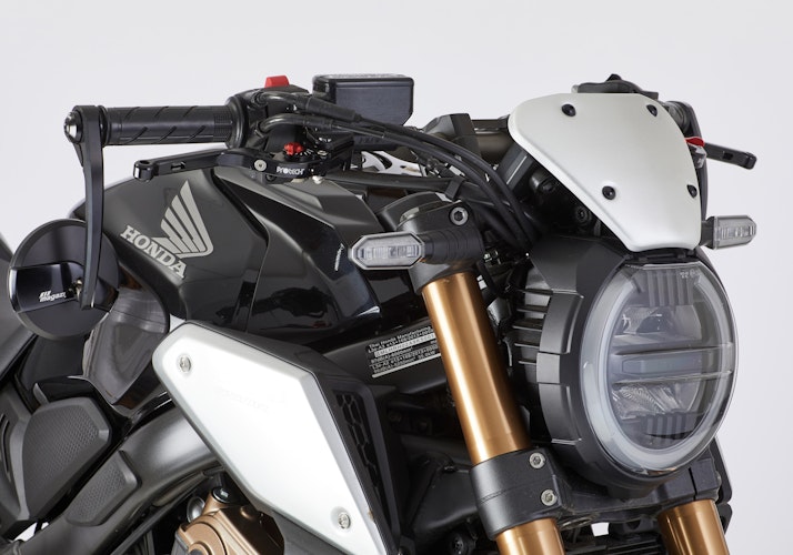 BODYSTYLE Scheinwerferverkleidung Aluminium silber für HONDA CB650R 