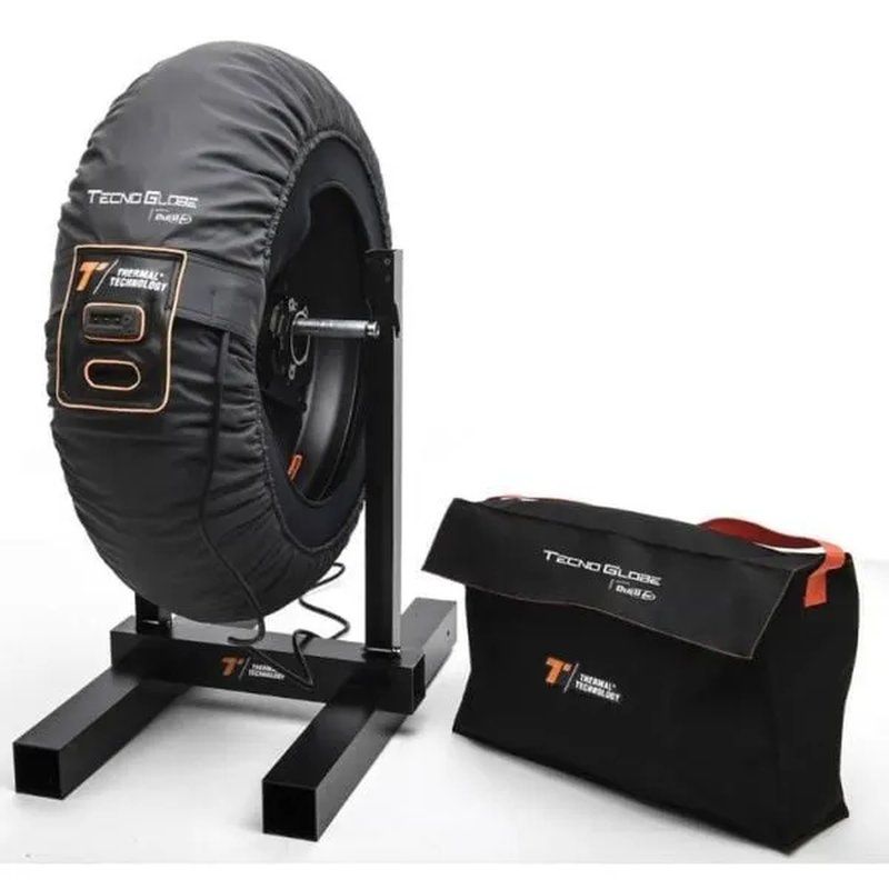Thermal Technology by TG Reifenwärmer Set mit Display  [Schwarz / Hinten]
