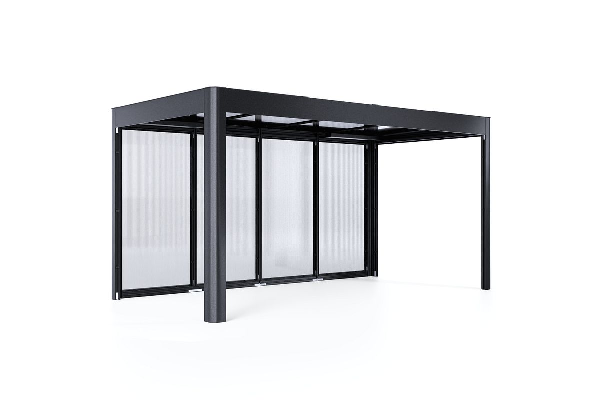 SunElements SunCover Select 10 mm Doppelstepgplatten B 443 x T 233 x H 229 cm (Gr. 4.2)