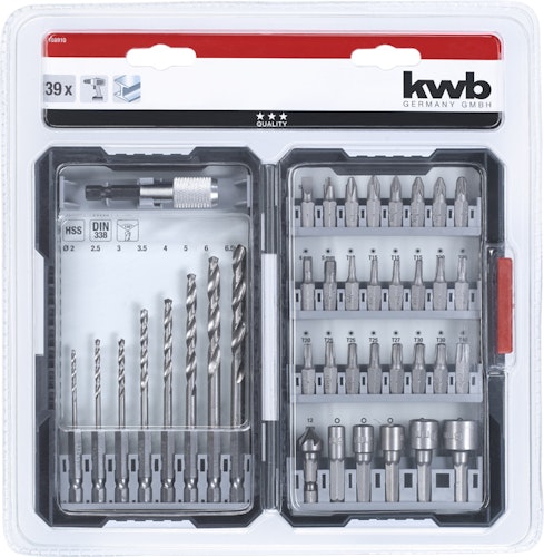 kwb Bit-Bohrerbox 39tlg. L-Box 108910