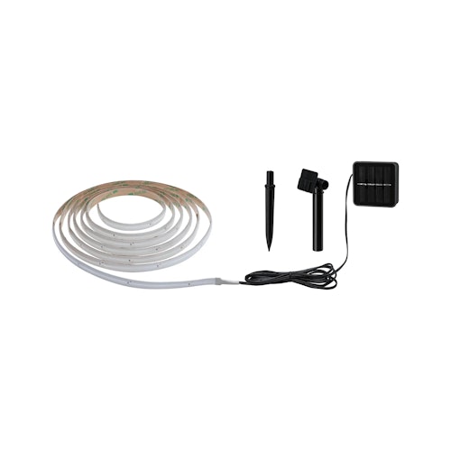 Paulmann LED Stripe Solar 3m RGB inkl. Dämmerungssensor und Akku