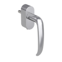 Vorschaubild Griffwerk Fenstergriff VAYA 194 ALDA Edelstahl matt R 7x40