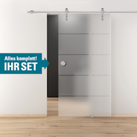 NOVADOORS Glasschiebetürkomplettset FERRERA
