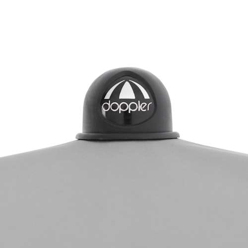 doppler Mittelmastschirm ACTIVE 200 x 120 Green Edition, Stahl Anthrazit / Polyester 180 g/m²