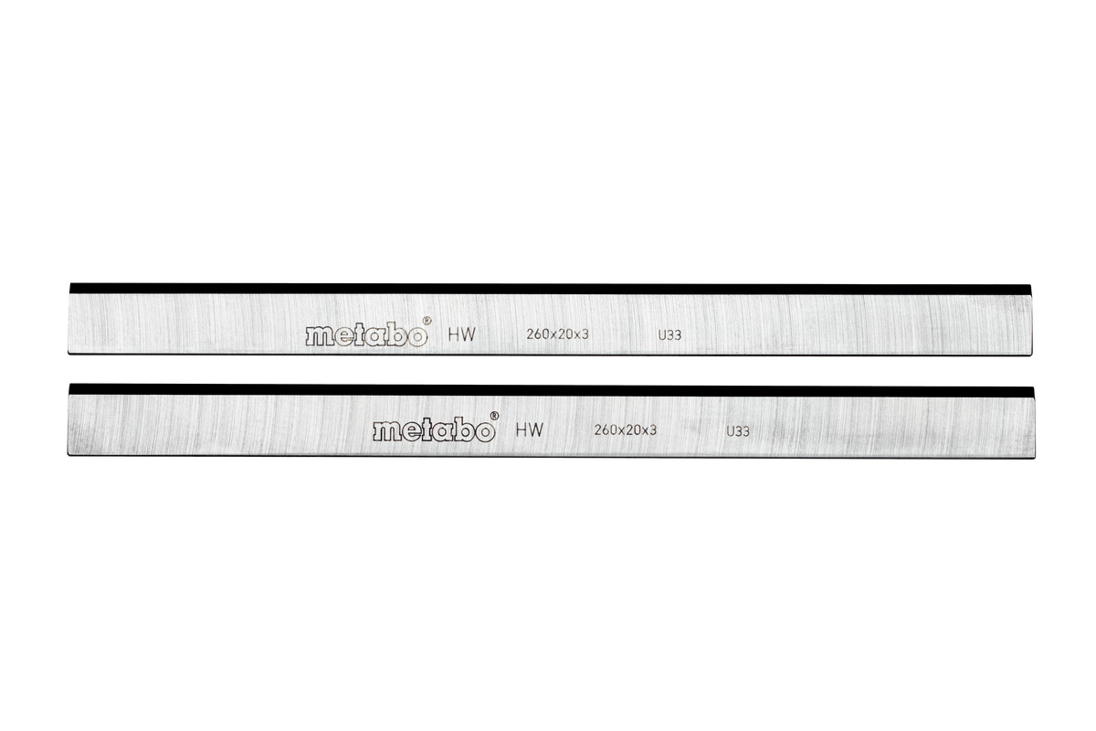 Thumbnail - Metabo 2 HM Hobelmesser260x20x3mm / 2-EinstellnutenHC 260 C/M/K