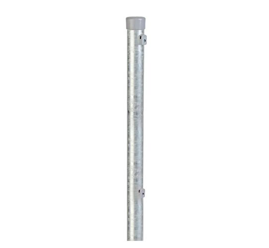 Alberts® Zaunpfosten,feuerverzinkt,Pfostenst. ⌀42mm,Länge 2250mm,Geflechthöhe 1750mm 622138