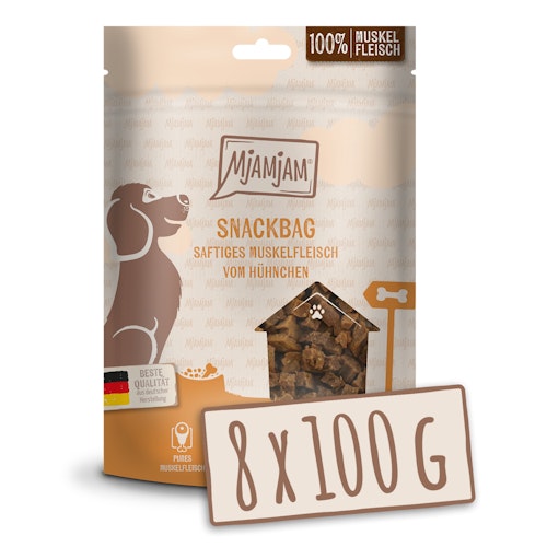 MJAMJAM Snackbag 100 Gramm Hundesnacks
