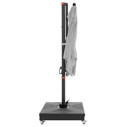 doppler Pendelschirm myZONE 210 x 210, Aluminium Anthrazit / 100 % Polyester 180 g/m²