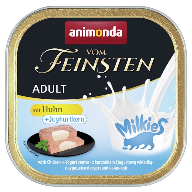 animonda Vom Feinsten Adult mit Milchkern 100g Schale KatzennassfutterVorschaubild