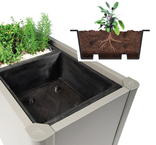 Biohort Pflanzeinsatz für Pflanzbeet Belvedere