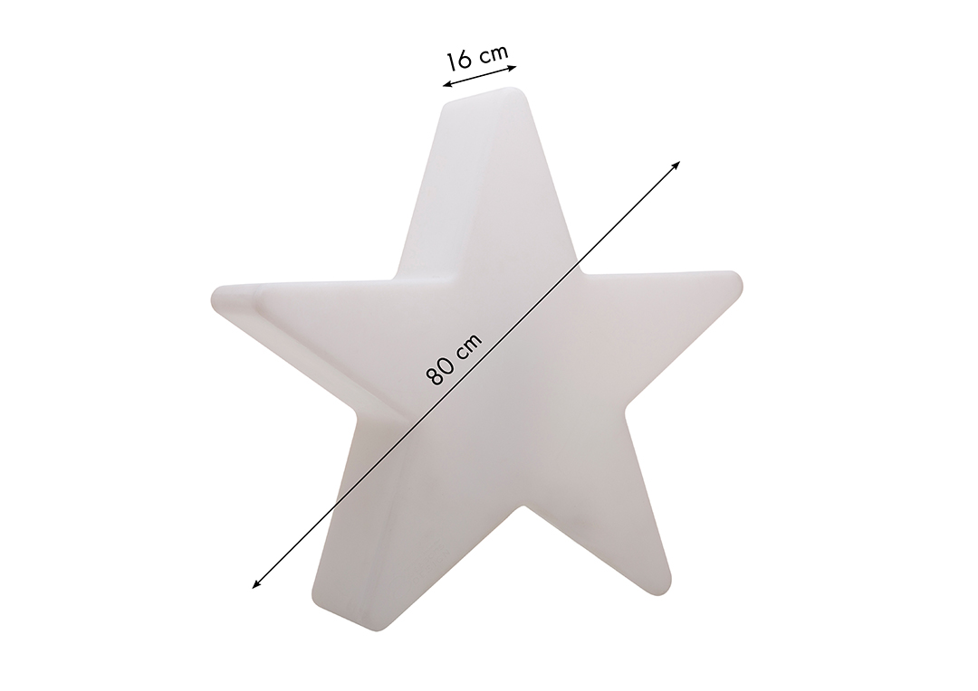8 seasons design Solar LED-Dekoleuchte Shining Star Ø 80 cm