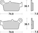 Vorschaubild SBS Scooterbelag 116CT Carbon Tech