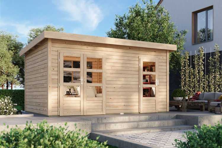 Karibu Woodfeeling Gartenhaus Mattrup - 28 mm