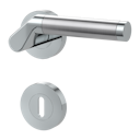 Vorschaubild Griffwerk CORINNA Schraubtechnik GK4 -Chrom/Edelstahl Rosettengarnitur -Schraubt. -BB -TS 40-45mm
