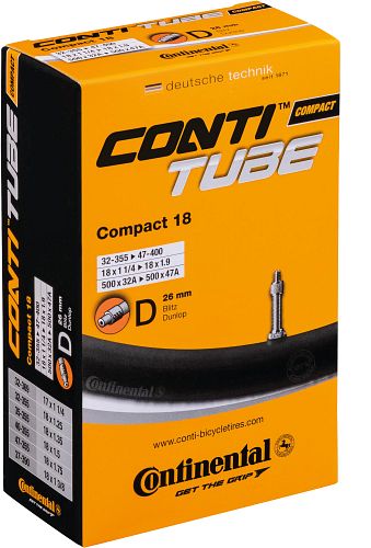 Continental Schlauch Compact 18 Zoll schwarz