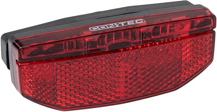 CONTEC Rücklicht TL-348 USB Gepäckträgerbefestigung 50 mm schwarz