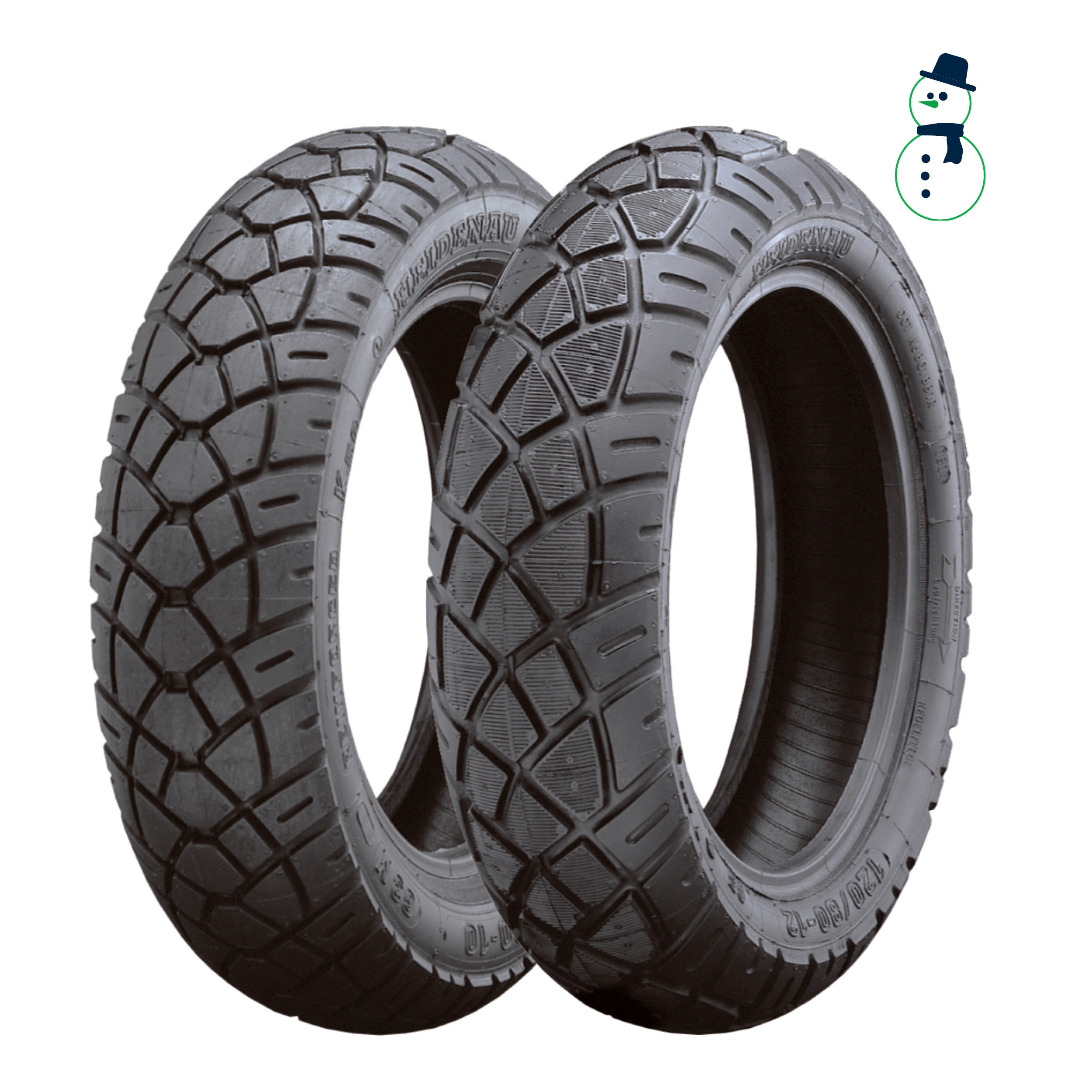 Heidenau Reifen K58 Snowtex 100/80-10 TL 58M reinf.