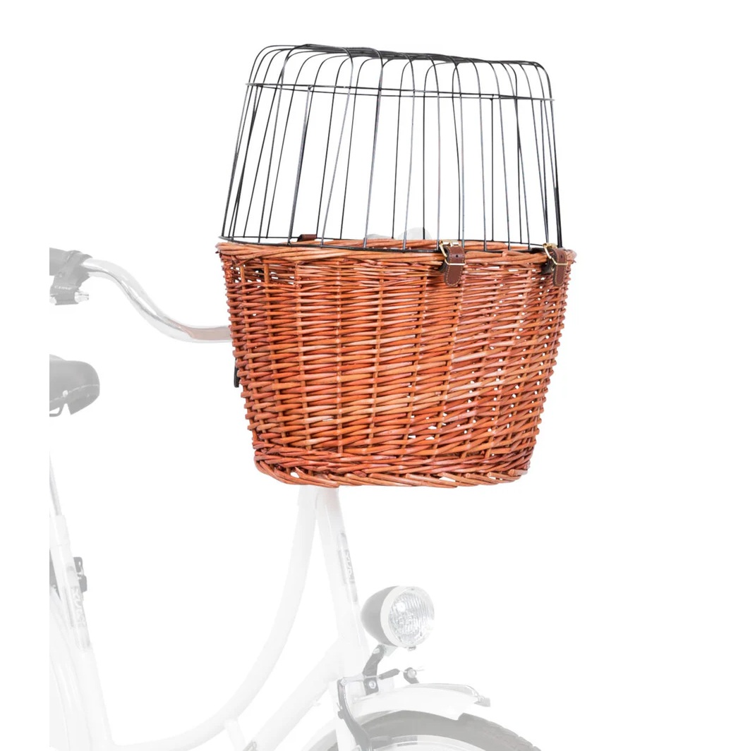 Thumbnail - TRIXIE Front-Fahrradkorb, 44 × 48 × 33 cm, natur