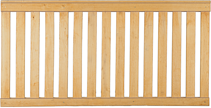 T&J ANTONIO Rahmenzaun rohe Eiche 180 x 90 cm
