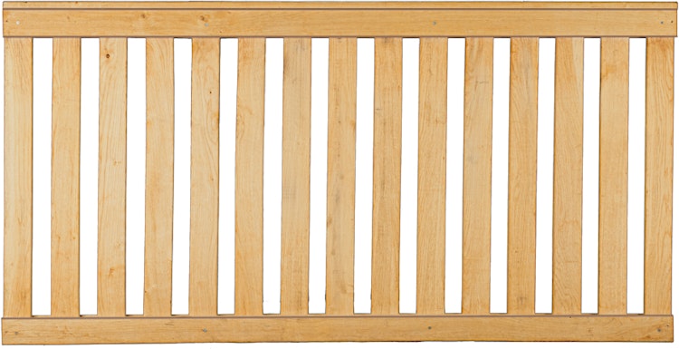 T&J ANTONIO Rahmenzaun rohe Eiche 180 x 90 cm