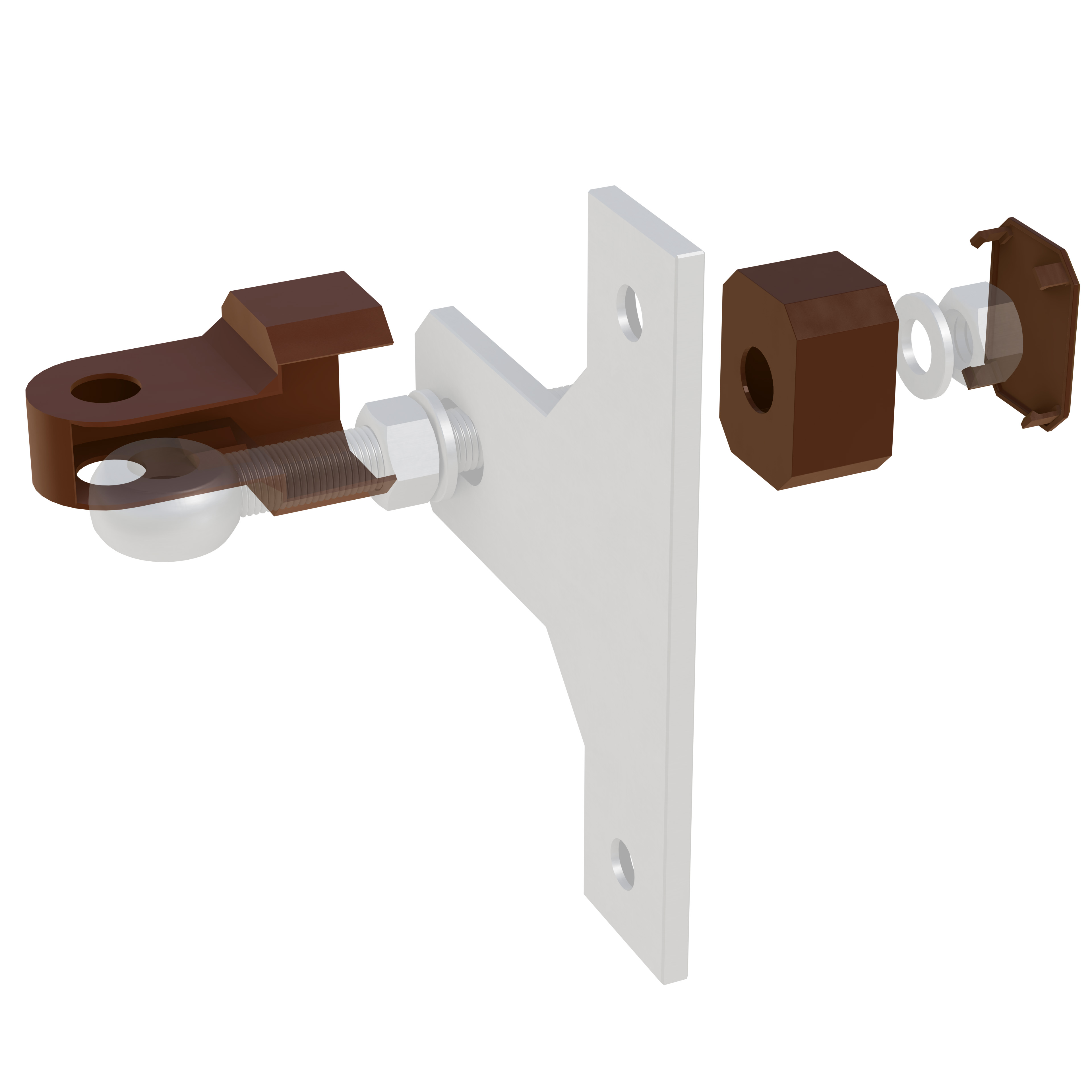 TraumGarten Ersatzteil: Abdeckungs-Set Torbeschlag braun