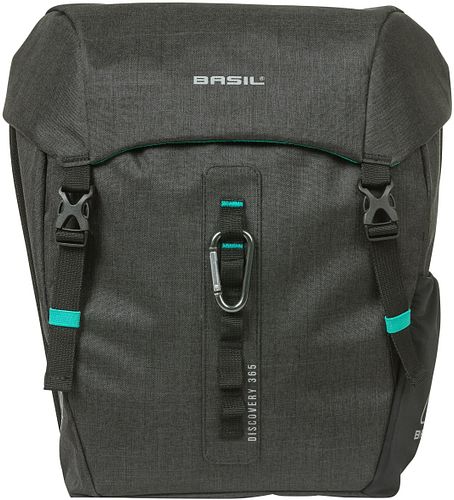 Basil Discovery 365D M Doppeltasche schwarz