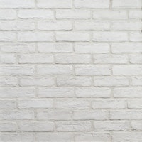 HANDMUSTER DE RYCK Eck- und Steinriemchen - City Brick   Weiß