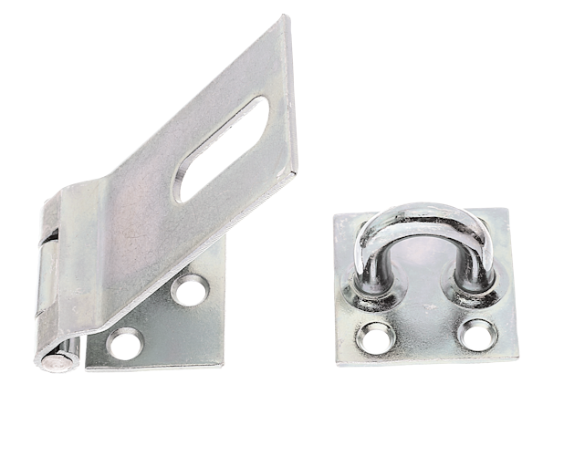 Alberts® Sicherheits-Überfalle, galvanisch verzinkt dickschichtpassiviert, LxB Überfalle: 85x37,L Platte: 38 mm 348359