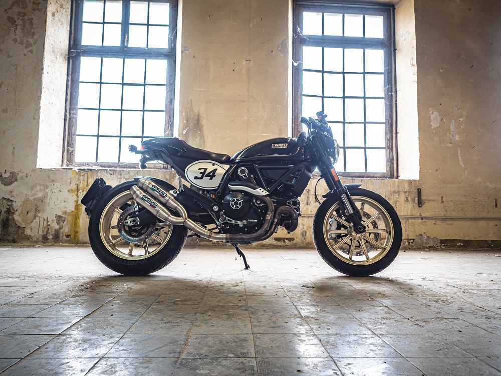 GPR Endschalldämpfer Ducati Scrambler 800 2017/20 e4 Pair of EC-Approv. slip-on exhaust catalized