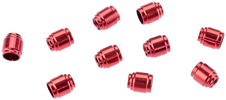 CONTEC Leitungsanschluss Disc Stop Avid / Sram 10 Stück rot