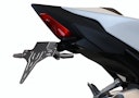 Vorschaubild PROTECH V-SHAPE Kennzeichenhalter Alu & Stahl Schwarz für HONDA CBR650R, CB1000 Hornet / SP, CB650R