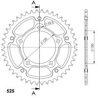 Supersprox Stealth-Kettenrad 525 43Z (Rot)