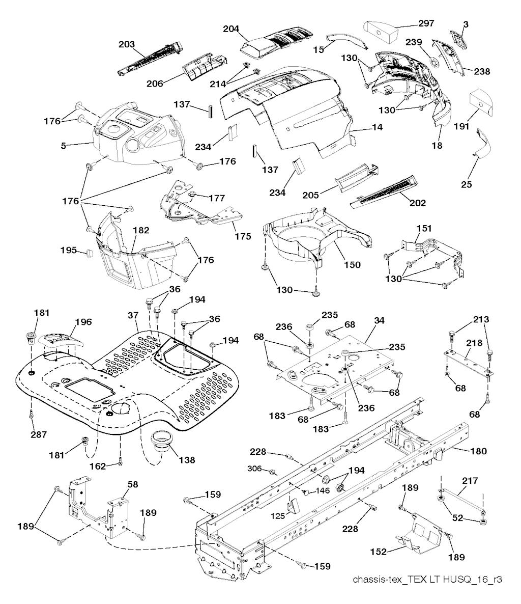 Explosionszeichnung Ersatzteile
