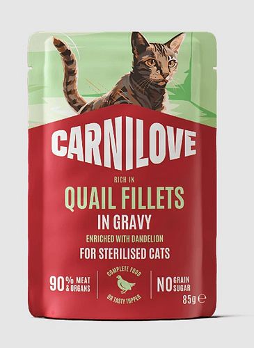 Carnilove Cat Sauce 24 x 85g-Beutel Katzennassfutter