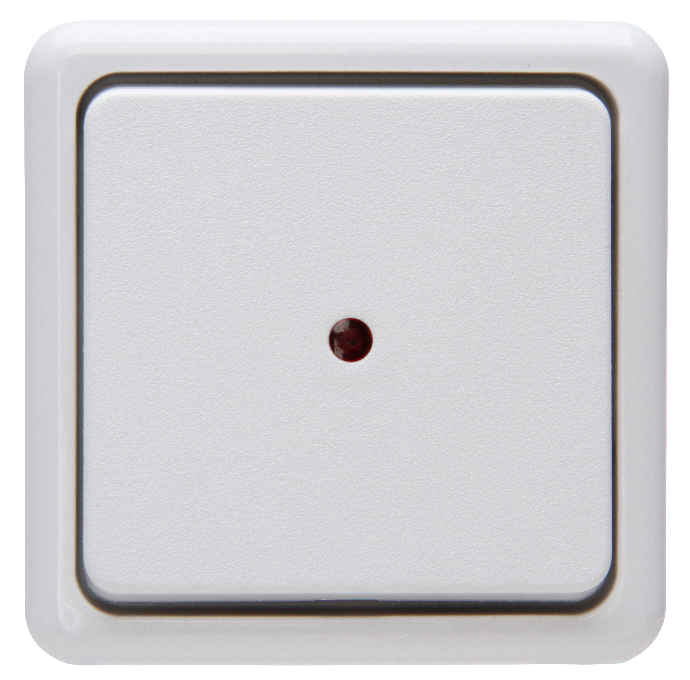 Kopp Kontrollschalter Aufputz beleuchtet, arktis-weiß