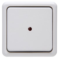 Kopp Kontrollschalter Aufputz beleuchtet, arktis-weiß