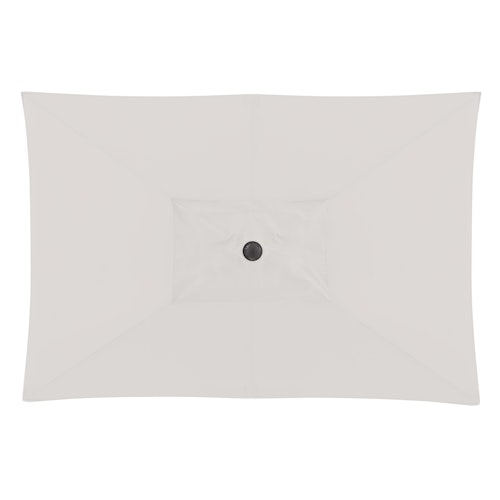 doppler Mittelmastschirm ALU WOOD 210 x 140 Auto-Tilt, Aluminium Esche-Optik / 100 % Polyester 180 g/m²