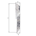 Vorschaubild Alberts® Sparren-Pfettenanker rechts Edelstahl  32x32x170 mm